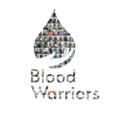 Illustration representing blood donation and community support